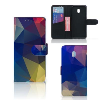 Xiaomi Redmi 8A | Book Case | Polygon Dark
