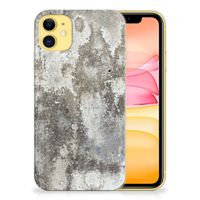 Apple iPhone 11 TPU Siliconen Hoesje Beton Print