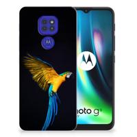 Motorola Moto G9 Play | E7 Plus | TPU Hoesje | Papegaai