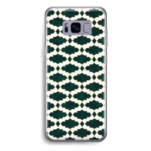 Moroccan tiles: Samsung Galaxy S8 Plus Transparant Hoesje