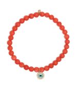 Sydney Evan bracelet en or 14ct à perles de corail - Orange - thumbnail