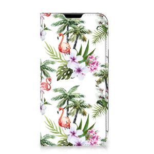 Apple iPhone 14 Plus Hoesje maken Flamingo Palms