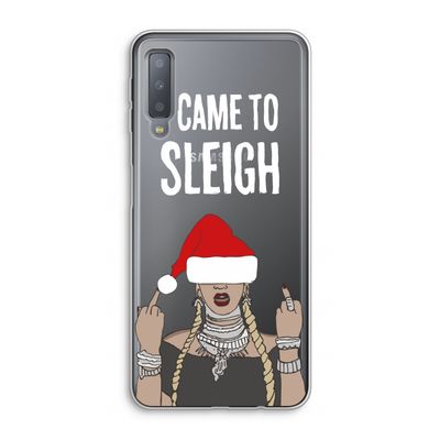 Came To Sleigh: Samsung Galaxy A7 (2018) Transparant Hoesje
