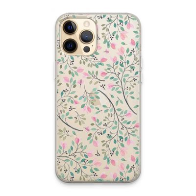 Sierlijke bloemen: iPhone 13 Pro Max Transparant Hoesje