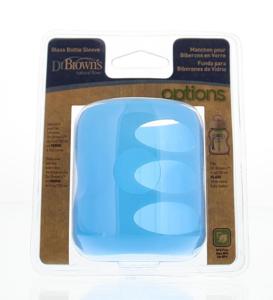Dr Brown&apos;s Flesbeschermer blauw 150ml brede hals