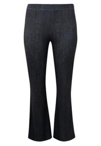 Yoek Pantalon bootleg DENIM | Zwart | Maat 58/60