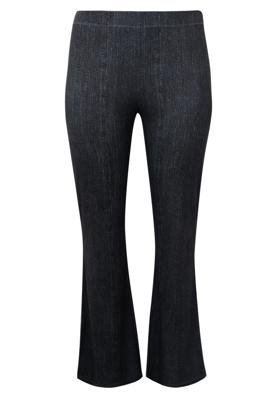 Yoek Pantalon bootleg DENIM | Zwart | Maat 58/60