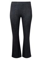 Yoek Pantalon bootleg DENIM | Zwart | Maat 50/52