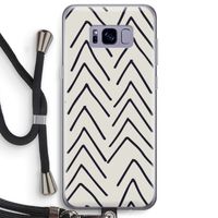 Marrakech Arrows: Samsung Galaxy S8 Plus Transparant Hoesje met koord