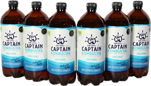 Captain Kombucha Original (6 x 1000 ml)