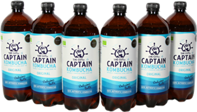 Captain Kombucha Original (6 x 1000 ml)