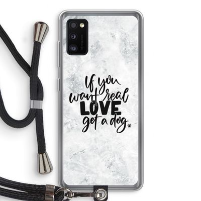 Partner in crime: Samsung Galaxy A41 Transparant Hoesje met koord