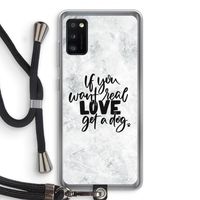 Partner in crime: Samsung Galaxy A41 Transparant Hoesje met koord
