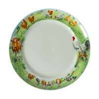 Wiebe van der Zee bord 25 cm koe/kip