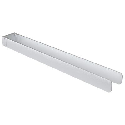 Handdoekhouder Haceka Aline Dubbel Draaibaar 46 cm Geborsteld Aluminium Haceka