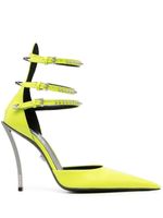 Versace escarpins 110 mm à détails de clous - Jaune Versace escarpins 110 mm à détails de clous - Jaune