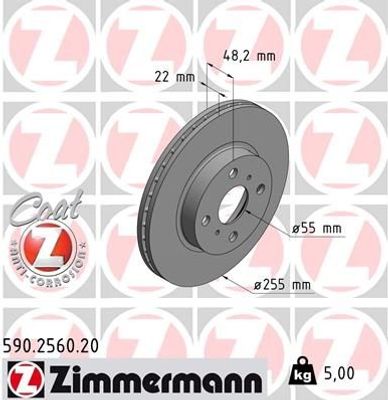 Remschijf Coat Z 590256020