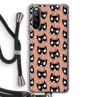 Kat: Sony Sony Xperia 10 III Transparant Hoesje met koord