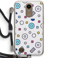 8-bit N°9: LG K10 (2017) Transparant Hoesje met koord