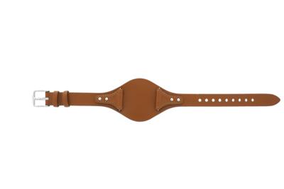 Horlogeband Fossil ES4046 / Boyfriend Sport Chronograph Onderliggend Leder Cognac 18mm