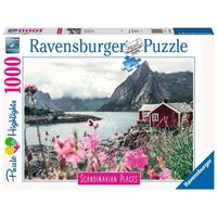 Ravensburger Puzzel reine lofoten noorwegen 1000 stukjes - thumbnail