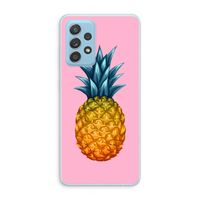 Grote ananas: Samsung Galaxy A73 Transparant Hoesje Grote ananas: Samsung Galaxy A73 Transparant Hoesje