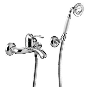 Badmengkraan Tres Clasic 1 Hendel Incl Handdouche en Doucheslang Chroom Tres