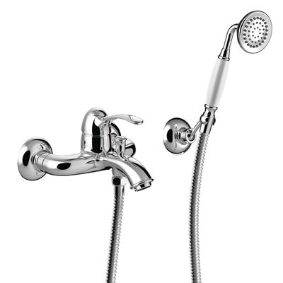 Badmengkraan Tres Clasic 1 Hendel Incl Handdouche en Doucheslang Chroom Tres