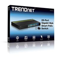 Trendnet TPE-2840WS netwerk-switch Managed Gigabit Ethernet (10/100/1000) Power over Ethernet (PoE) 1U Zwart - thumbnail