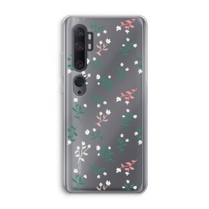 Small white flowers: Xiaomi Mi Note 10 Pro Transparant Hoesje