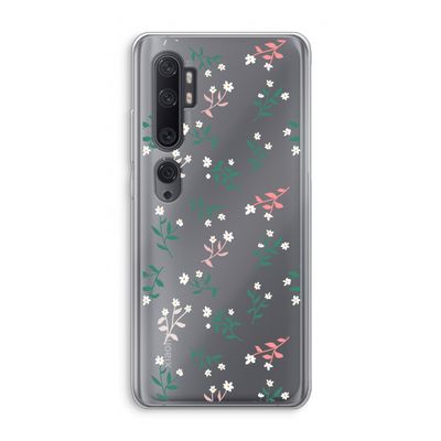 Small white flowers: Xiaomi Mi Note 10 Pro Transparant Hoesje