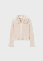 Mayoral winter vest meisjes - bruin - fur