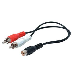 Cognisys RCA Y Cable - Female to 2 Male