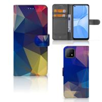 OPPO A73 5G | Book Case | Polygon Dark