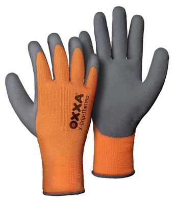 Oxxa X-Grip-Thermo Veiligheidshandschoen 51-850 Or./Grijs, 9 - 15185009 - 15185009