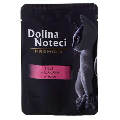 Dolina Noteci Premium zalmfilet met saus - nat kattenvoer - 85 g