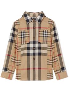 Burberry Kids chemise à carreaux Nova - Tons neutres