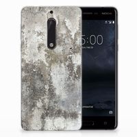 Nokia 5 TPU Siliconen Hoesje Beton Print