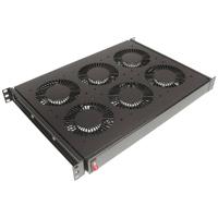 Conteg 26205071 19 inch Inbouwventilator voor patchkast Zwart