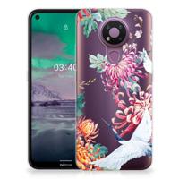 Nokia 3.4 | TPU Hoesje | Bird Flowers