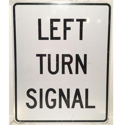 Left Turn Signal Straatbord - Origineel Left Turn Signal Straatbord - Origineel