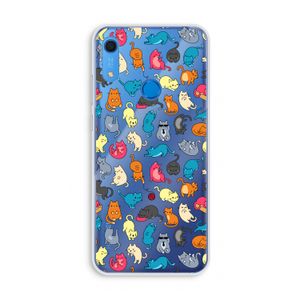 Kleurrijke katten: Huawei Y6s Transparant Hoesje