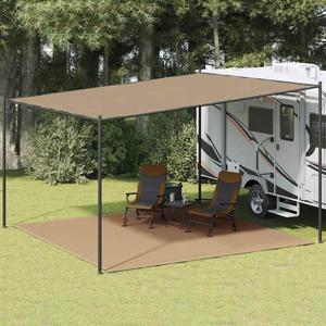 VidaXL Tenttapijt 400x400 cm taupe