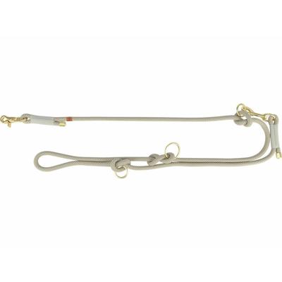 Verstelbare hondenriem Trixie Soft Rope Grijs Lichtgrijs S S/XL