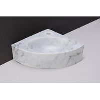 Fontein Forzalaqua Turino Carrara Gepolijst Met Kraangat 30x30x10 cm