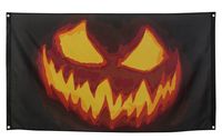 Vlag Creepy Pumpkin (90 x 150 cm)
