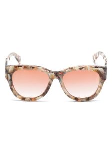 Chloé Eyewear lunettes de soleil oversize Gayia - Marron