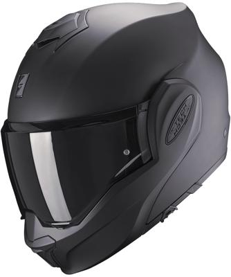 SCORPION EXO-Tech Evo Solid Mat, Systeemhelm, Zwart