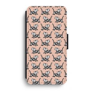 Zwarte poes: iPhone XR Flip Hoesje