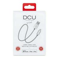 USB-oplaadkabel Lightning iPhone DCU 34101205 Zilverkleurig 1 m